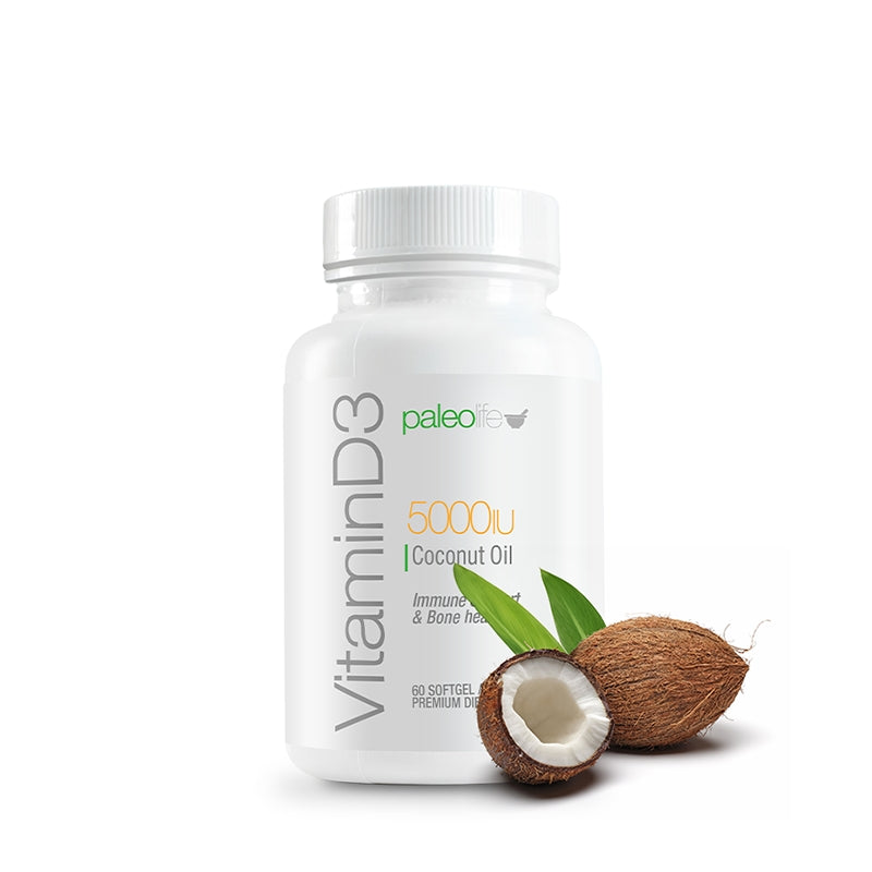 Vitamin D3 5000 IU + Aceite de Coco