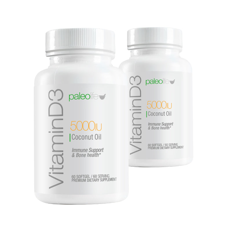 Vitamin D3 5000 IU + Aceite de Coco