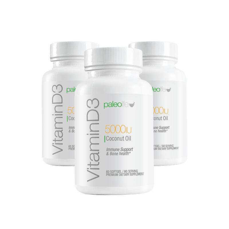 Vitamin D3 5000 IU + Aceite de Coco