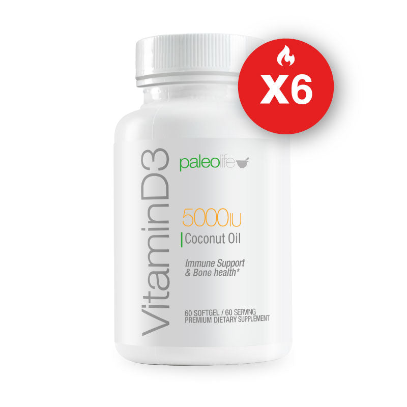 Vitamin D3 5000 IU + Aceite de Coco (versión giftcard)