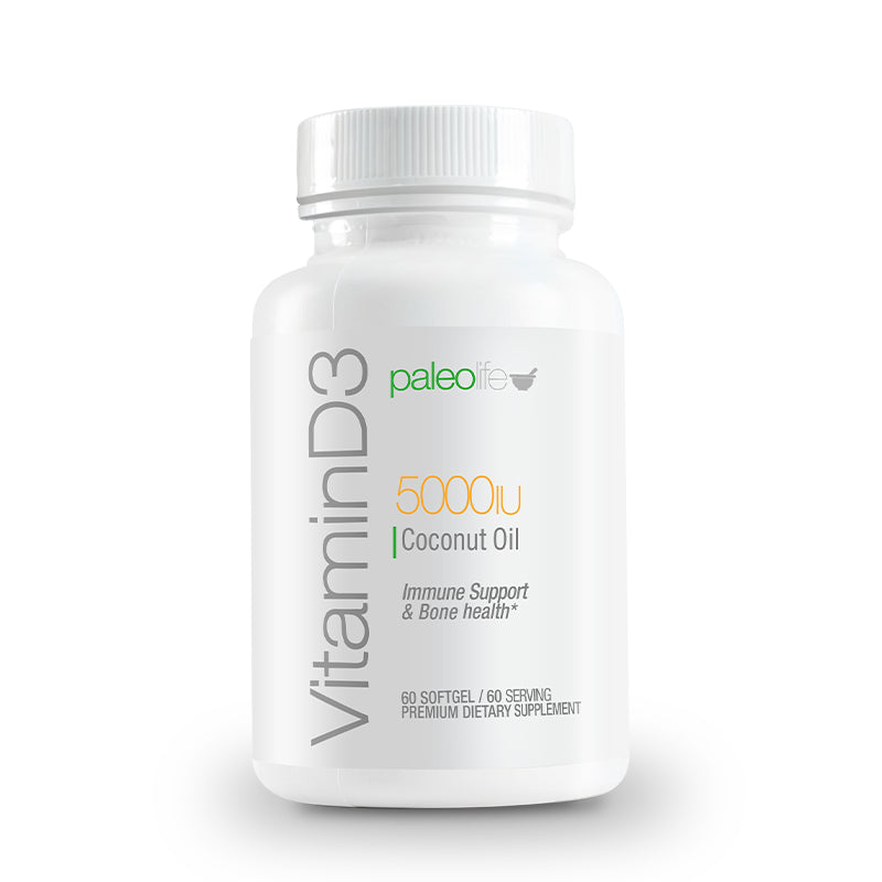 Vitamin D3 5000 IU + Aceite de Coco