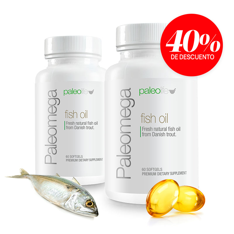 2 meses de Paleomega Fish Oil 40% Off