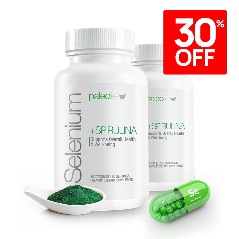 30% off 2-pack Selenium+Spirulina