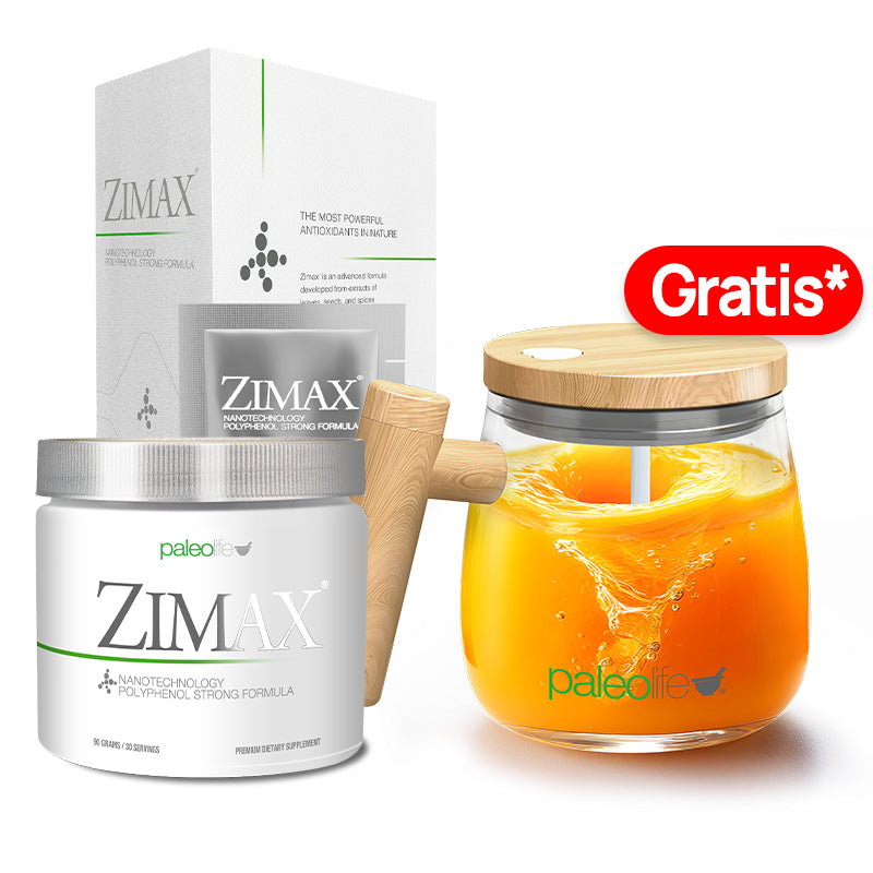 2 Zimax® Envase y Sobres + Taza Gratis*